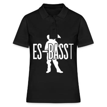 C’est un | es-bass es-tuba tuba helikon bass tôle - Polo Femme - noir - Devant - Ailine (174cm)