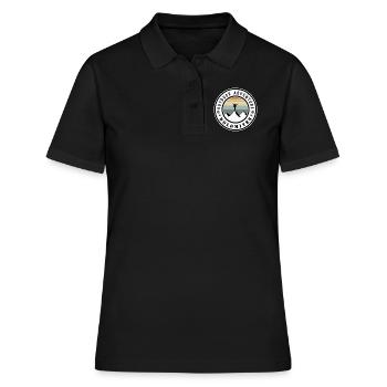 Dolomites d’aventure en plein air - Polo Femme - noir - Devant - Ailine (174cm)