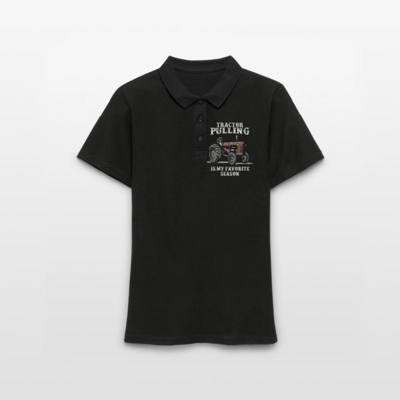tractor pulling, tractor pulling Traktor, pulling, Frauen Polo Shirt