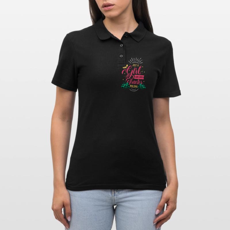 tractor pulling, tractor pulling, drag, Women's Polo Shirt
