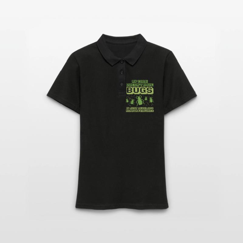 Code Bug Test Programmer Developer Developer Polo Femme