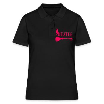 Putzfee femme de ménage femme de ménage - Polo Femme - noir - Devant - Ailine (174cm)