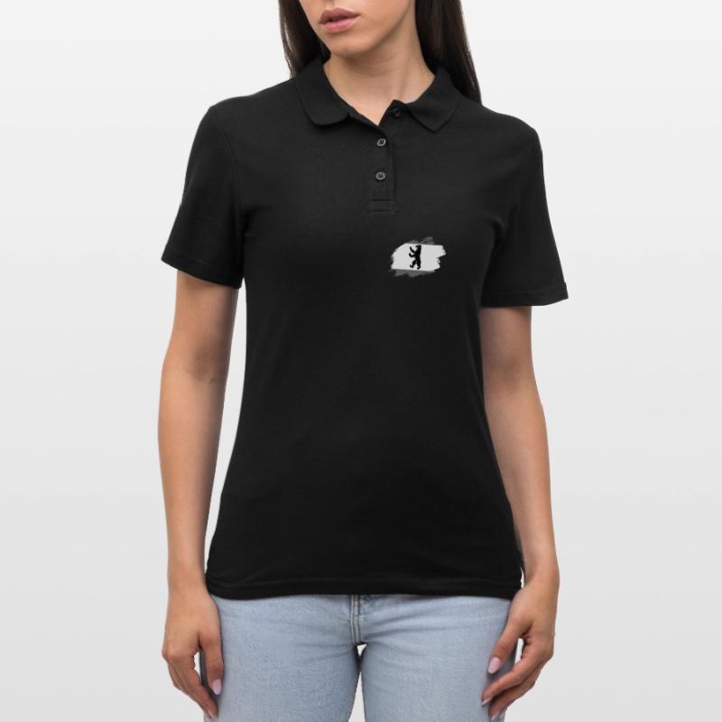 Berlin Berlin ours drapeau drapeau capitale capitale Polo Femme