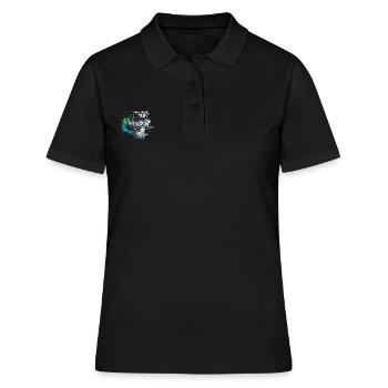 Emploi perdu, identité numérique. - Polo Femme - noir - Devant - Ailine (174cm)