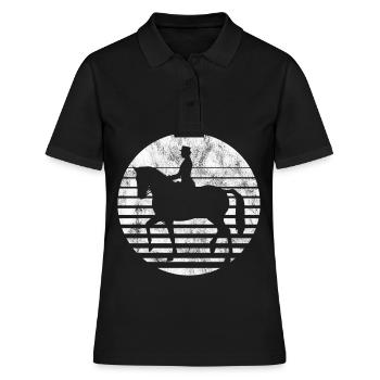 Dressage Cavalier de dressage Cheval d’équitation - Polo Femme - noir - Devant - Ailine (174cm)