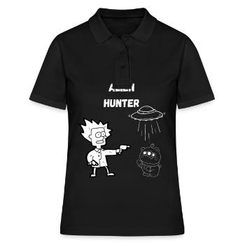 Chasseur d’extraterrestres 1.0 - Polo Femme - noir - Devant - Ailine (174cm)