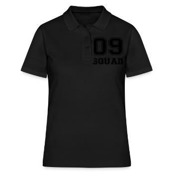 09 SQUAD (v) - Polo Femme - noir - Devant - Ailine (174cm)