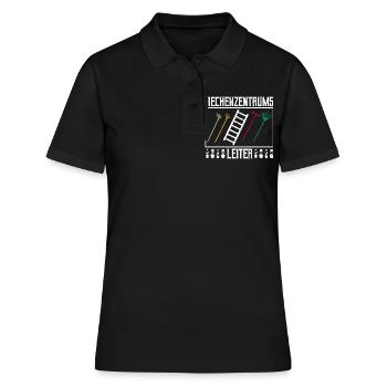 Rechenzentrumsleiter Rechen & Leiter Garten - Frauen Polo Shirt - Schwarz - Vorne - Ailine (174cm)