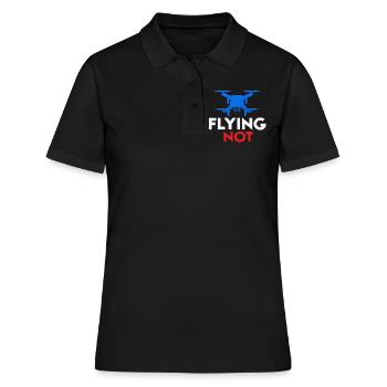 Fliegen Nicht Kamera Spionage Versteckter Rekorder - Frauen Polo Shirt - Schwarz - Vorne - Ailine (174cm)