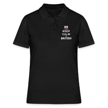 England - Women's Polo Shirt - black - Front - Ailine (174cm)