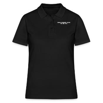 Feuerwehr - Einsatzbereit rund um die Uhr - Frauen Polo Shirt - Schwarz - Vorne - Ailine (174cm)