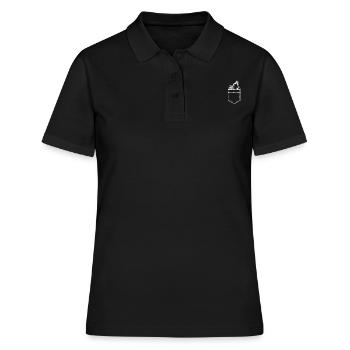 Bulldozer Baustelle Bagger Tasche Geschenk - Frauen Polo Shirt - Schwarz - Vorne - Ailine (174cm)