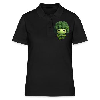 Brocoli Beauty Girl - Polo Femme - noir - Devant - Ailine (174cm)