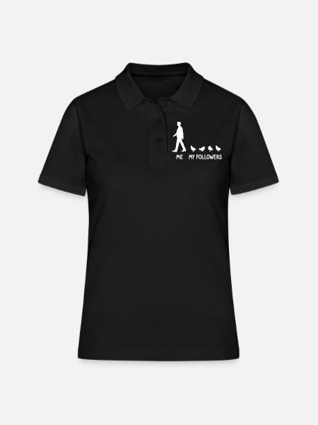 I Mes adeptes Éleveur de cailles Oiseau de caille - Polo Femme - noir