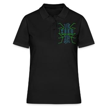 Anniversaire 2000 Gaming Édition Limitée Gamer - Polo Femme - noir - Devant - Ailine (174cm)