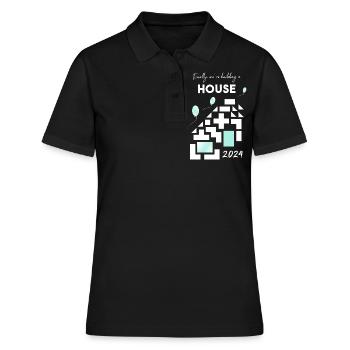 Construire une maison maison - Polo Femme - noir - Devant - Ailine (174cm)
