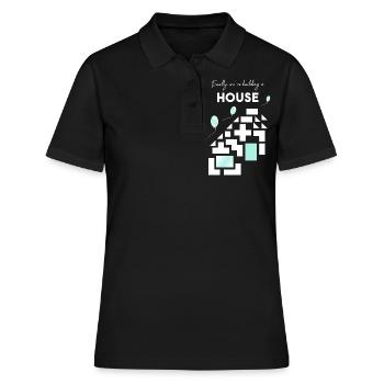 Construire une maison - Polo Femme - noir - Devant - Ailine (174cm)