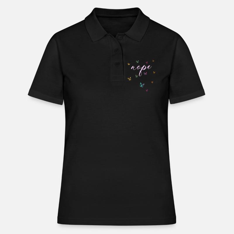 Nope - Dites simplement non! - Polo Femme - noir