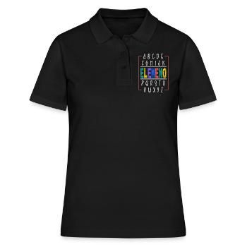 Teachers Present Teacher Training Course Teacher School - Women's Polo Shirt - black - Front - Ailine (174cm)