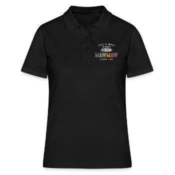 Greatest Mawmaw Looks Like - Grandma Mommy - Women's Polo Shirt - black - Front - Ailine (174cm)