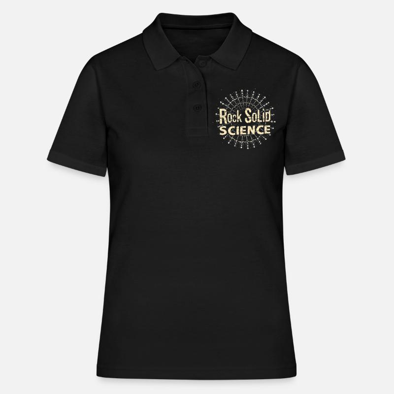 Laue Diffraction Solid State Physics Crystal Structure - Women's Polo Shirt - black