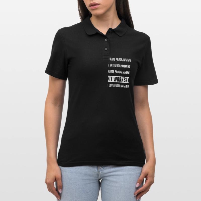 Programmeur - I HATE PROGRAMMING Polo Femme