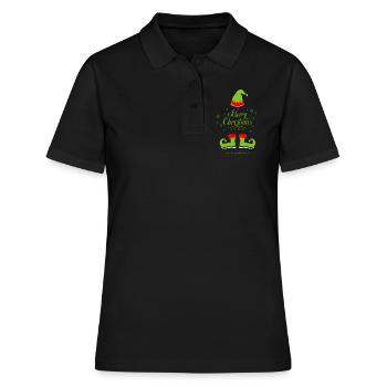 Joyeux Noël onze Noëls - Polo Femme - noir - Devant - Ailine (174cm)