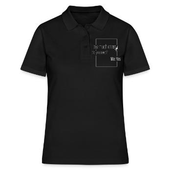 Combien d’énergie? - Polo Femme - noir - Devant - Ailine (174cm)