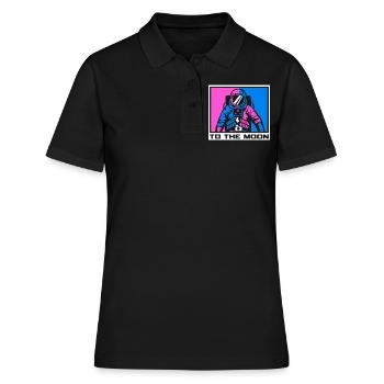 Logo de l’espace Voyager - Polo Femme - noir - Devant - Ailine (174cm)