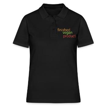 Produit fini végétalien - Polo Femme - noir - Devant - Ailine (174cm)