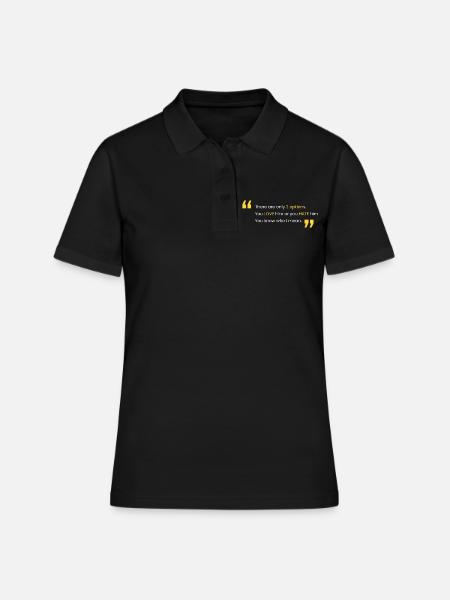 Love him or hate him - Women's Polo Shirt - black