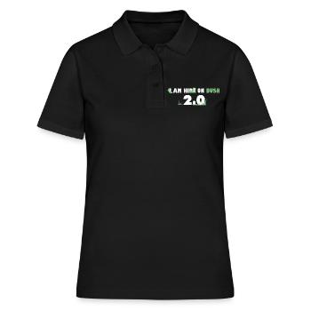 Verstecken auf Busch 2.0 - Frauen Polo Shirt - Schwarz - Vorne - Ailine (174cm)