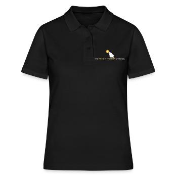 hungrige Wölfe von Investoren - Frauen Polo Shirt - Schwarz - Vorne - Ailine (174cm)