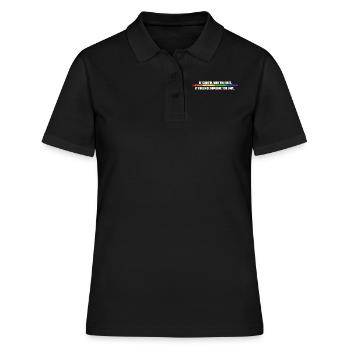 LGBT - Polo Femme - noir - Devant - Ailine (174cm)