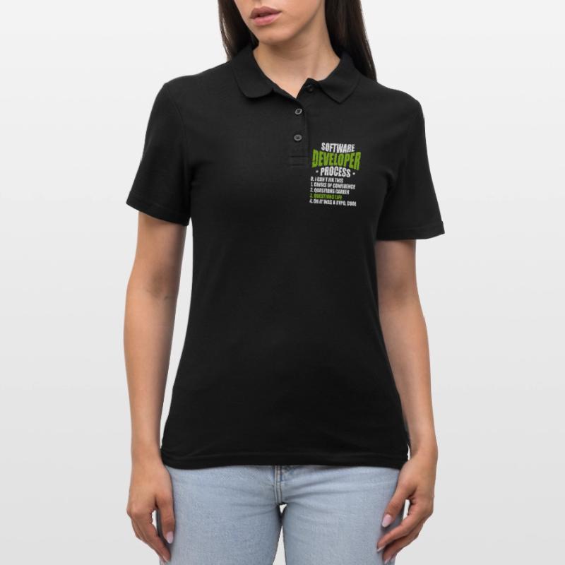 Softwareentwickler Programmierer Software Frauen Polo Shirt