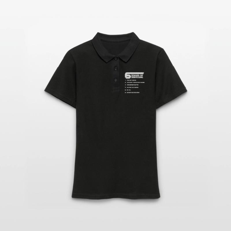 Programmer programming troubleshooting coder Women's Polo Shirt