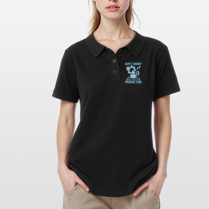 Programmer code informatics coder programming Women's Polo Shirt