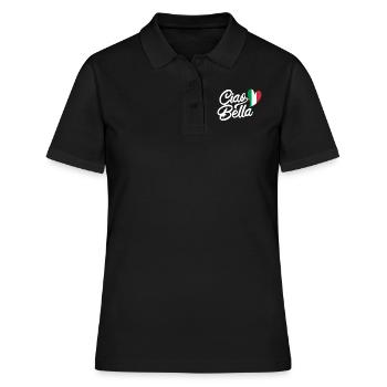 Ciao Bella - Polo Femme - noir - Devant - Ailine (174cm)