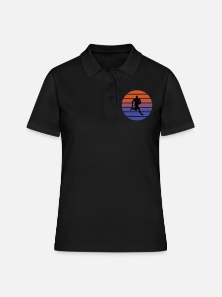le rugby - Polo Femme - noir