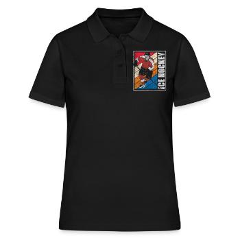 Équipe Sport Puck - Polo Femme - noir - Devant - Ailine (174cm)