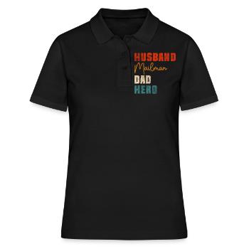 Post parcel service - Women's Polo Shirt - black - Front - Ailine (174cm)