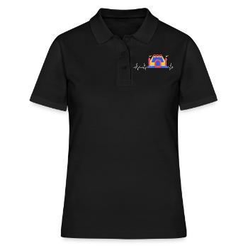 Château gonflable Heartbeat Château gonflable - Polo Femme - noir - Devant - Ailine (174cm)