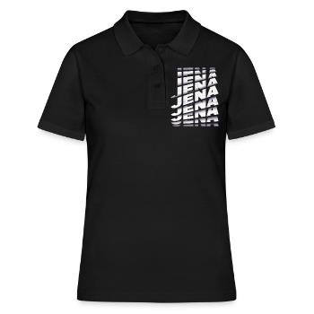 Jena Allemagne City Font Skyline Accueil - Polo Femme - noir - Devant - Ailine (174cm)