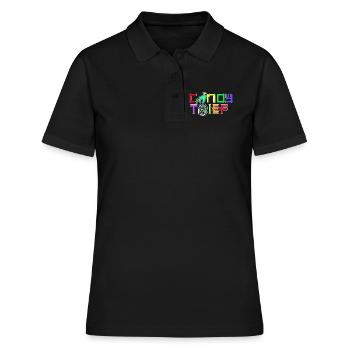 Sweets Statement Dent sucrée Délicieux - Polo Femme - noir - Devant - Ailine (174cm)