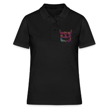 LGBTQIA+ T-shirt Diable Nuage de mots Gay Pride LGBT - Polo Femme - noir - Devant - Ailine (174cm)