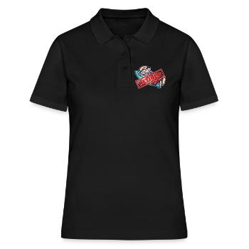 Retraite des aînés Dire retraite - Polo Femme - noir - Devant - Ailine (174cm)