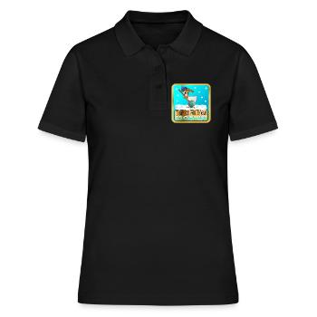 WINTERHUHN - DANKE FÜRS SCHNEEPFLÜGEN - Frauen Polo Shirt - Schwarz - Vorne - Ailine (174cm)