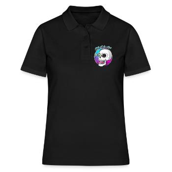 Mort de rire - Polo Femme - noir - Devant - Ailine (174cm)