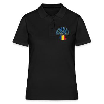 Roumanie - Polo Femme - noir - Devant - Ailine (174cm)