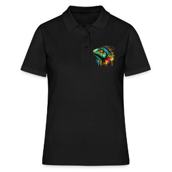 Iguane - Polo Femme - noir - Devant - Ailine (174cm)